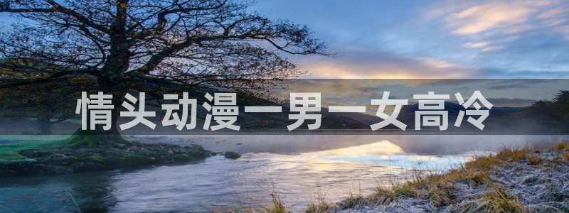 亚洲动漫天堂：情头动漫一男一女高冷